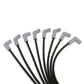 Taylor Cable 86002 8.2mm Thundervolt Race Fit Spark Plug Wires 90° Black