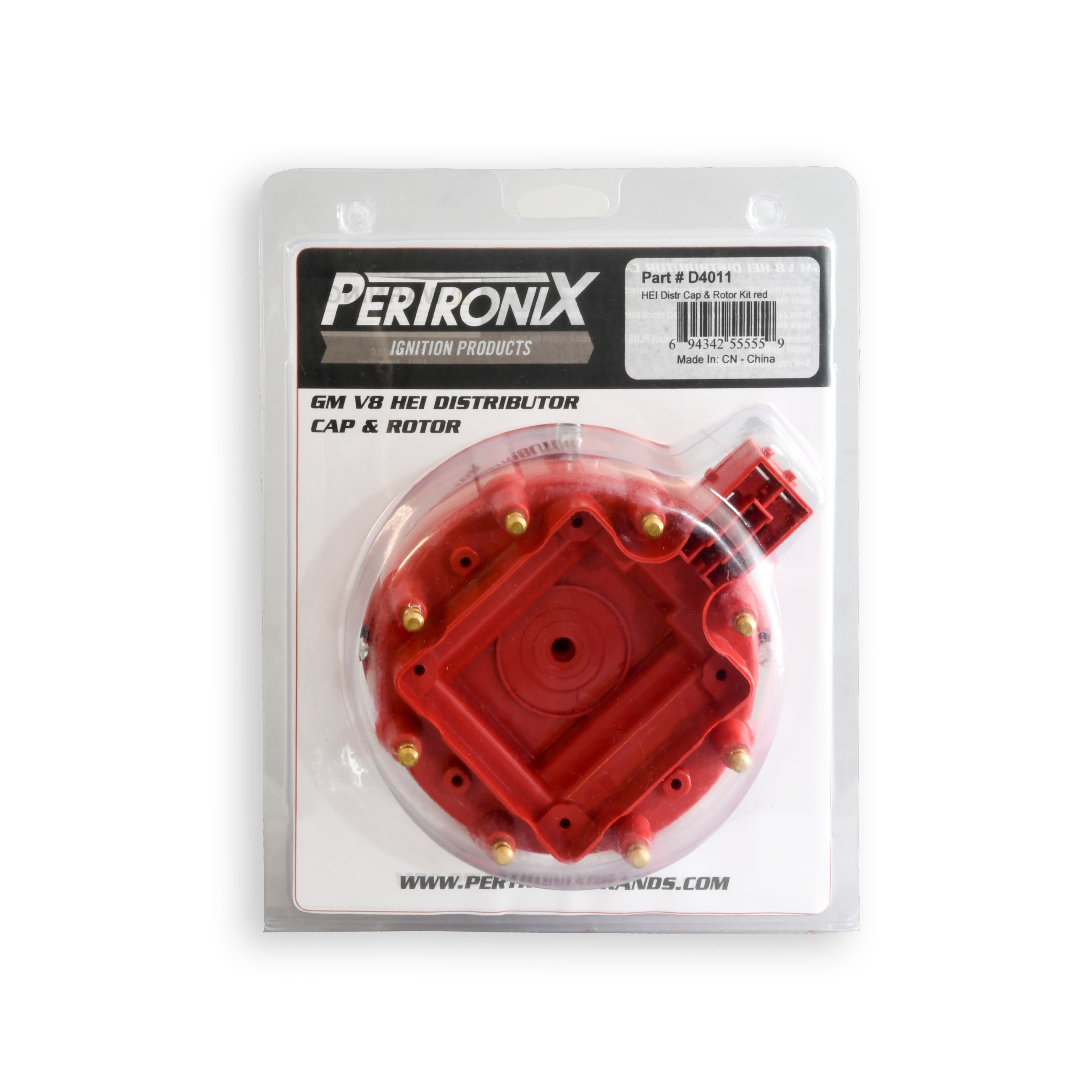 PerTronix D4011 Flame-Thrower GM V8 HEI Distributor Cap and Rotor