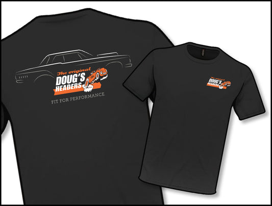 Doug's Headers TS702 Black Profile Large T-Shirt