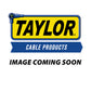 Taylor Cable 75245 8mm Spiro Pro White Ceramic Boot Wire Set 135˚ Red