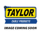Taylor Cable 75224 8mm Spiro Pro White Ceramic Boot Wire Set 90˚ Red