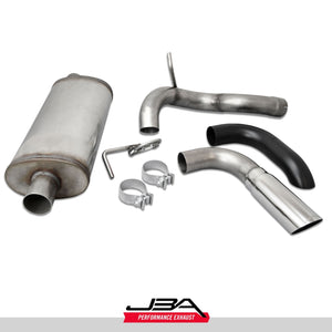 2018-20 Jeep Wrangler JL 2 1/2" 304 Stainless Steel Axle Back Exhaust System