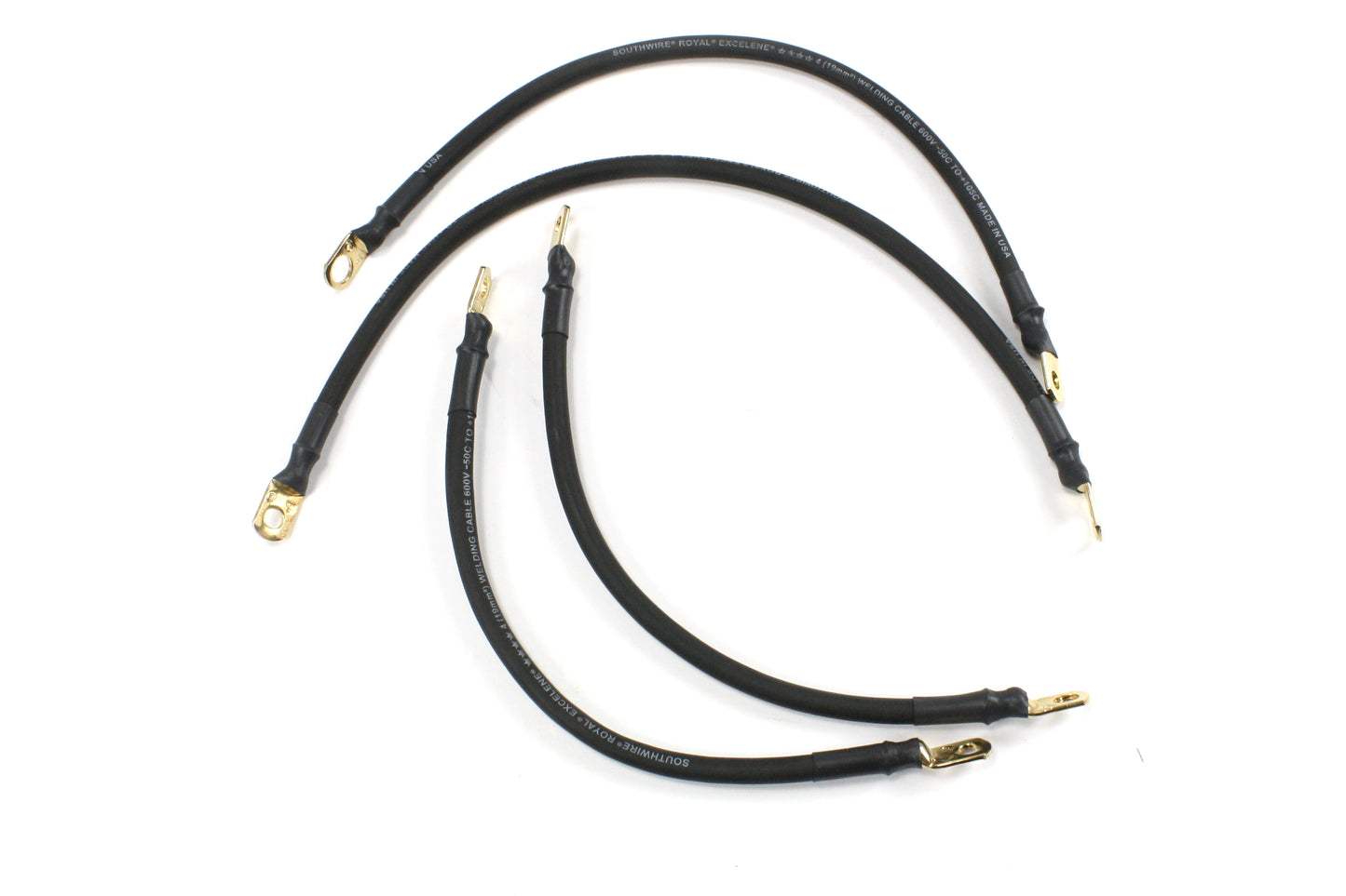 Spyke 419084 - Battery Cables for 84-88 FXST and FLST