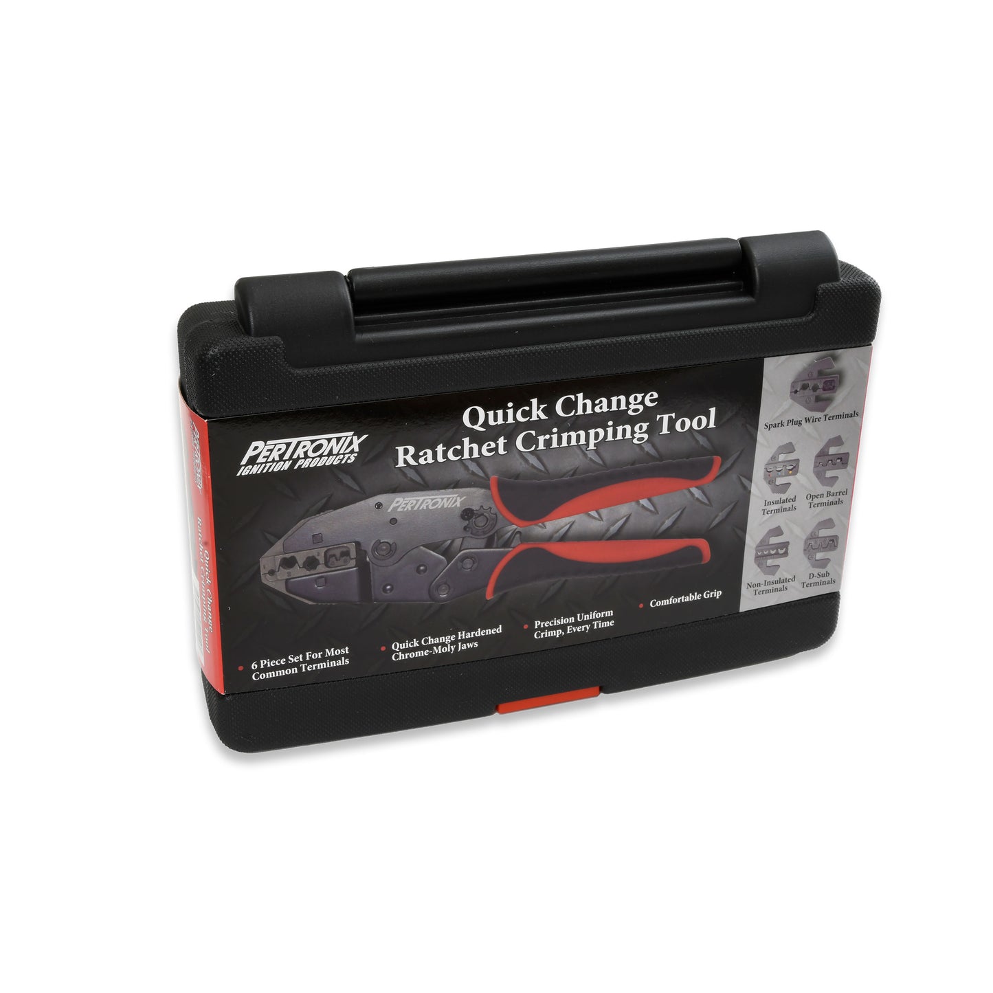 PerTronix T3001 Quick Change 6 Piece Ratchet Crimp Tool Kit
