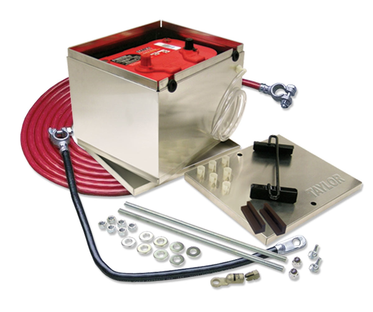 Taylor Cable 48204 Aluminum Battery Box Kit