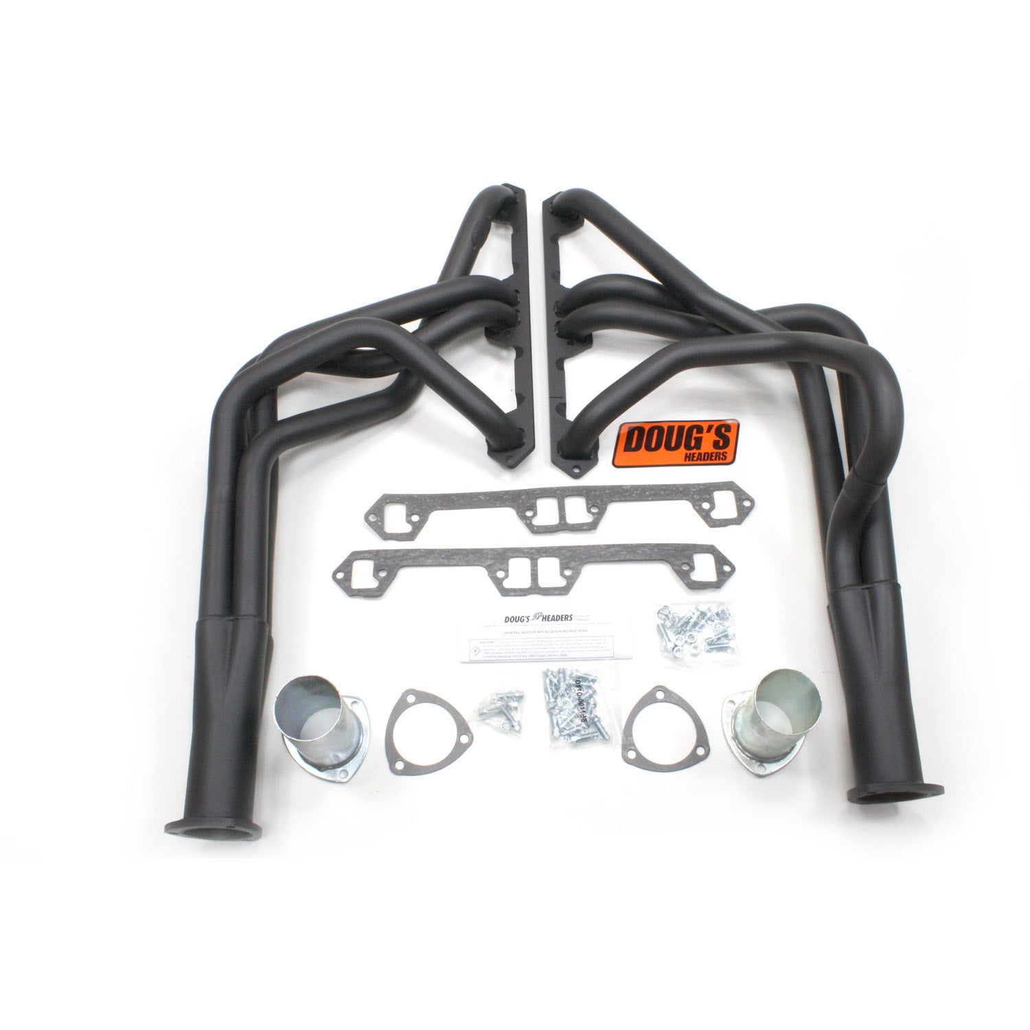 Doug's Headers D103-B 1 3/4" 4-Tube Full Length Header AMC Javelin V8 68-79 Hi-Temp Black Coating