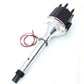PerTronix D207810 Flame-Thrower Electronic Distributor Billet Marine Chevrolet 90 deg v6 Plug and Play with Ignitor II Black Cap Male