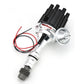 PerTronix D110700 Flame-Thrower Electronic Distributor Billet Oldsmobile V8 Plug and Play with Ignitor II Technology Vacuum Advance Black Cap