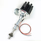 PerTronix D132700 Flame-Thrower Electronic Distributor Billet Ford 351C Plug and Play with Ignitor II Technology Vacuum Advance Black Cap
