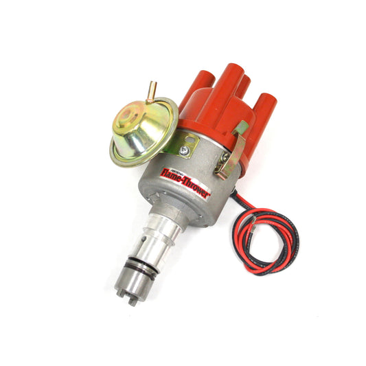 PerTronix D181504 Flame-Thrower Electronic Distributor Cast Alfa Romeo Plug and Play with Ignitor II Vacuum Advance