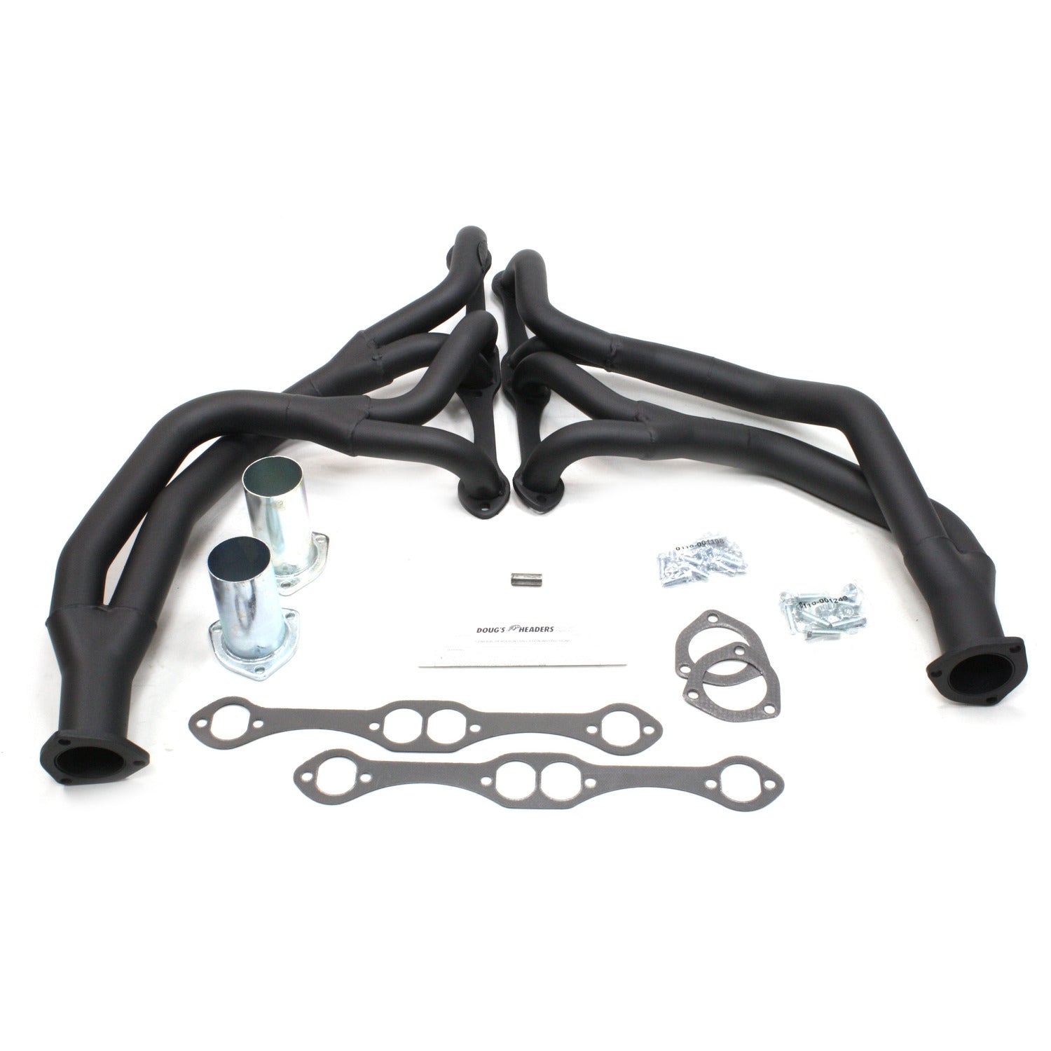 Doug's Headers D300Y-B 1 5/8" Tri-Y Header Chevrolet Truck Small Block Chevrolet 73-87 Hi-Temp Black Coating