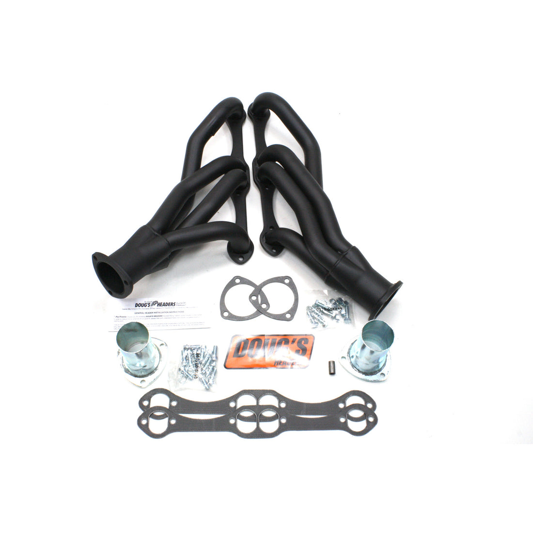 Doug's Headers D304B 1 5/8" 4Tube Shorty Header Pertronix