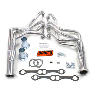 1967-77 GM F / G / A Body Small Block Chevy 1 5/8" 4-Tube Full Length Header with Metallic Ceramic Coating