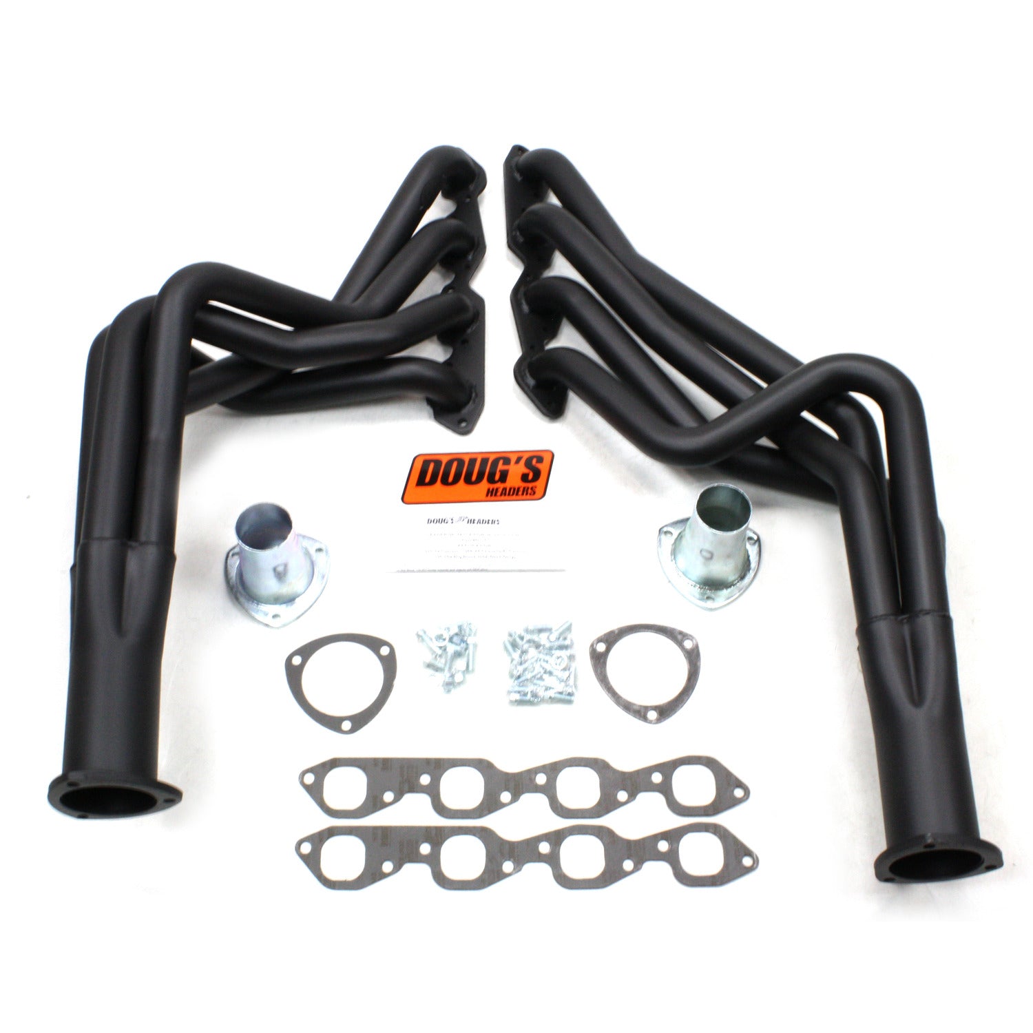 Doug's Headers D316-B 1 7/8" 4-Tube Full Length Header Chevelle Big Block Chevrolet 68-74 Hi-Temp Black Coating