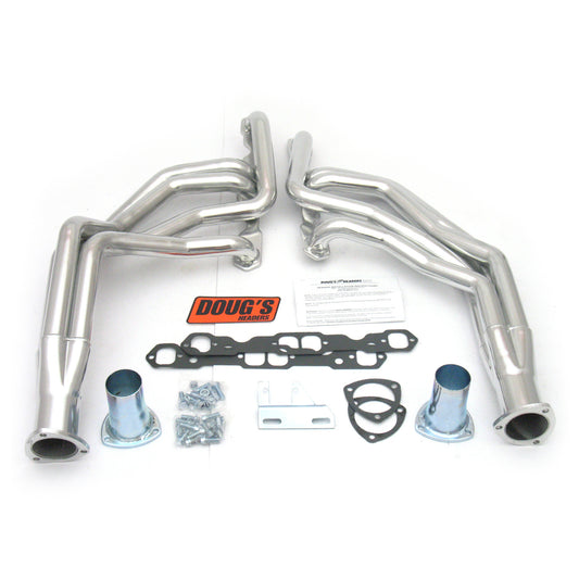 Doug's Headers D317 1 3/4" 4-Tube Full Length Header Chevy II Small Block Chevrolet 62-67 Metallic Ceramic Coating