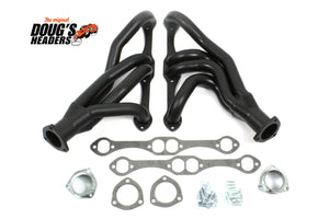 Doug's Headers D327-B 1 5/8" 4-Tube Shorty Header 1962-67 Chevrolet Chevy II, Nova 265-400 Small block. Fits Mustang II and Detroit Speed Front Suspensions High Temp Black Coated