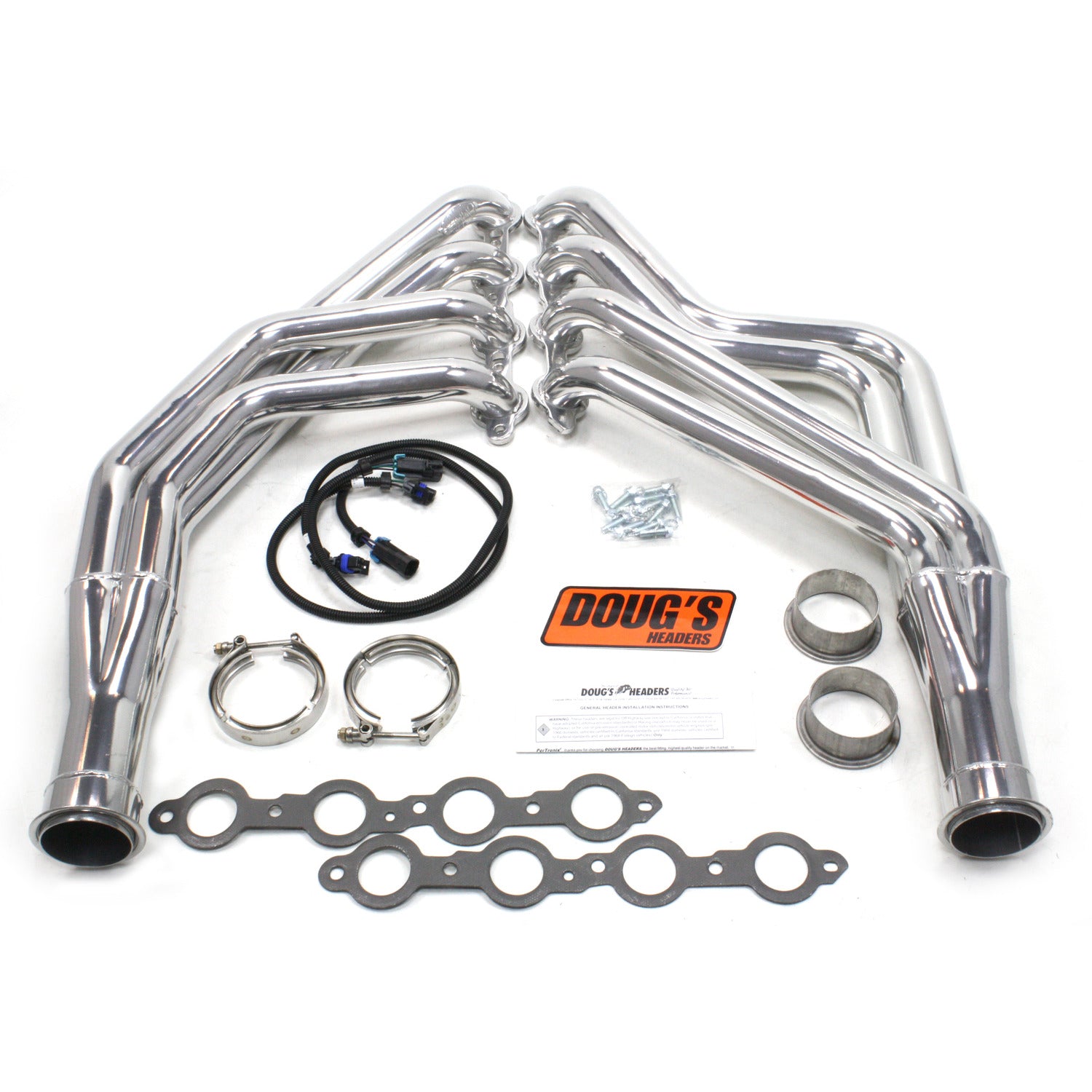 Doug's Headers D333 1 7/8" 4-Tube Full Length Header Chevrolet Camaro LS1/LS6 70-81 Metallic Ceramic Coating