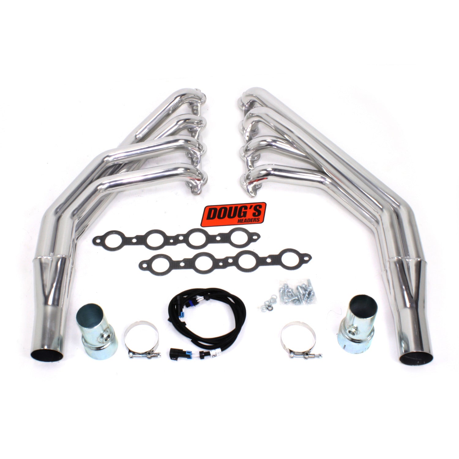 Doug's Headers D3341 1 7/8" 4-Tube Full Length Header Chevrolet  LS1 Engine Swap Camaro 67-69 Nova 68-74 Metallic Ceramic Coating