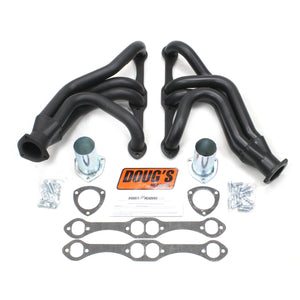 1955-57 Chevy Passenger Car/Wagon Small Block 1 5/8" 4-Tube Clippster Header with Hi-Temp Black Coating