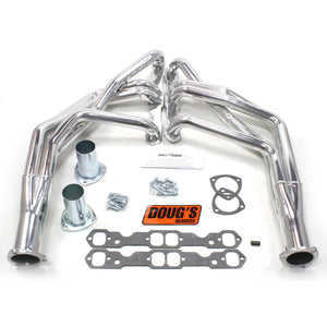1967-69 Chevy Camaro Small Block 1 3/4" 4-Tube Full Length Header with Metallic Ceramic Coating