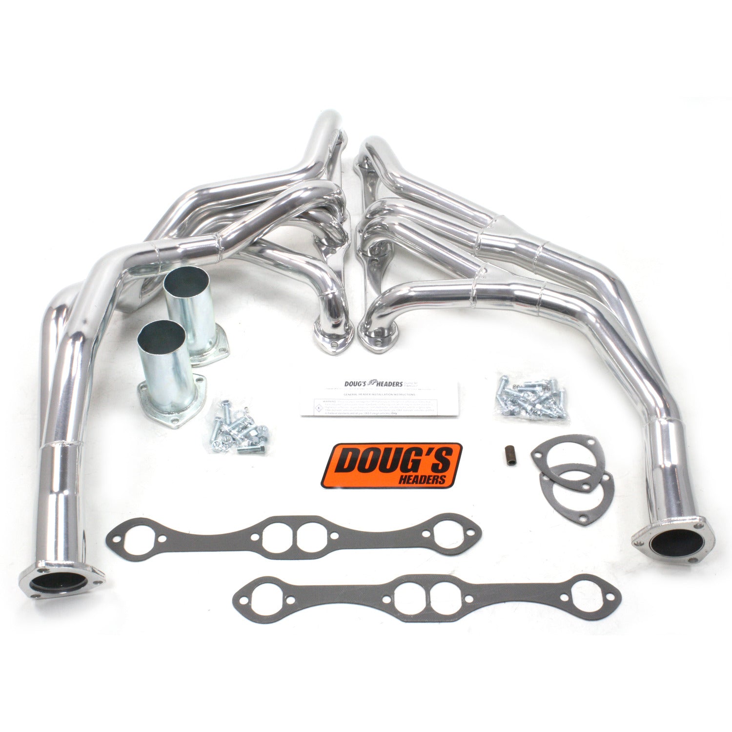 Doug's Headers D371Y 1 5/8" Tri-Y Header Chevrolet Truck Small Block Chevrolet 67-72 Metallic Ceramic Coating