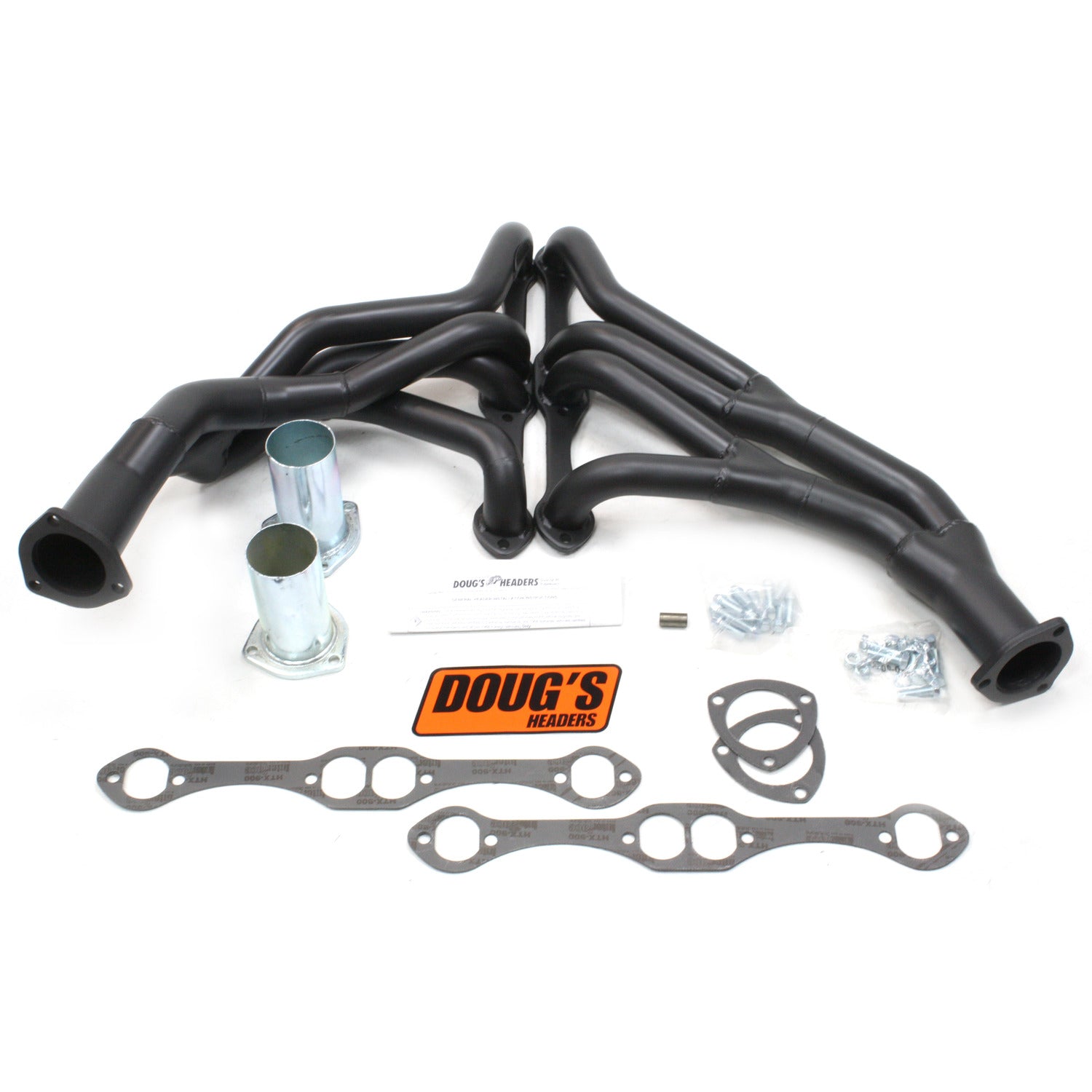 Doug's Headers D372Y-B 1 5/8" Tri-Y Header Chevrolet Truck Small Block Chevrolet 67-72 Hi-Temp Black Coating