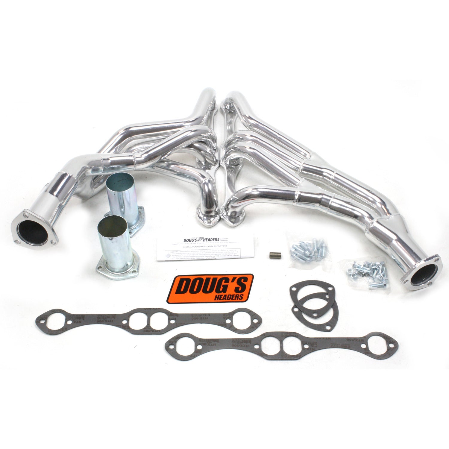 Doug's Headers D372Y 1 5/8" Tri-Y Header Chevrolet Truck Small Block Chevrolet 67-72 Metallic Ceramic Coating