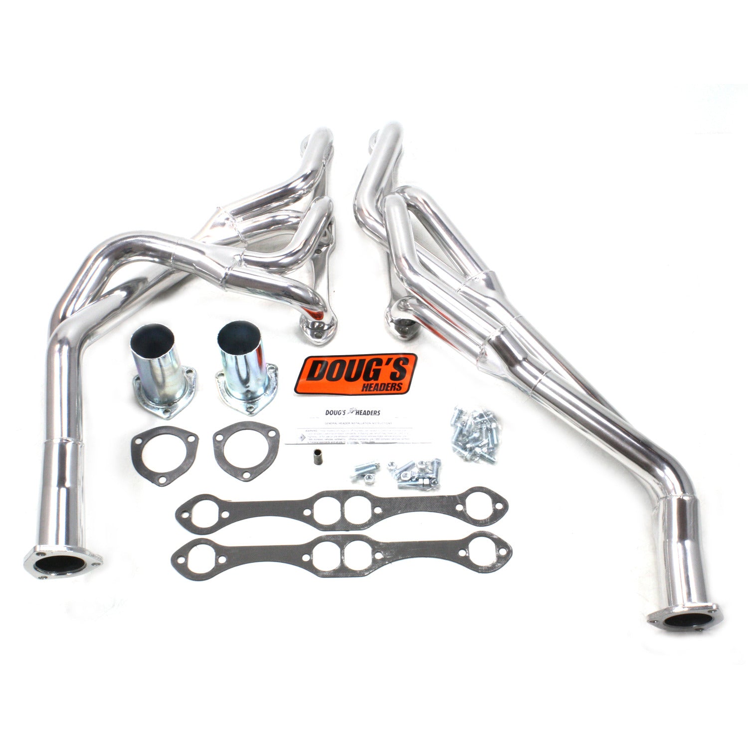 Doug's Headers D376Y 1 5/8" Tri-Y Header Chevrolet Chevelle Small Block Chevrolet 64-67 Metallic Ceramic Coating