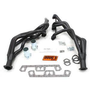 1963-66 Dart Small Block Mopar 1 5/8" 4-Tube Full Length Header with Hi-Temp Black Coating
