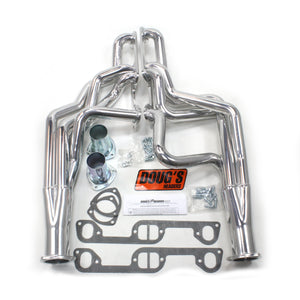 1965-68 Pontiac Catalina 326-455 1 3/4" 4-Tube Full Length Header with Metallic Ceramic Coating