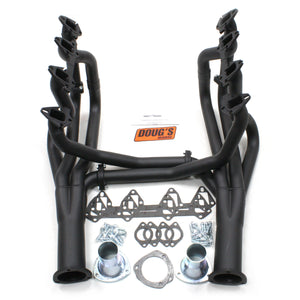 1967-70 Ford Mustang FE 2" 4-Tube Full Length Header with Hi-Temp Black Coating