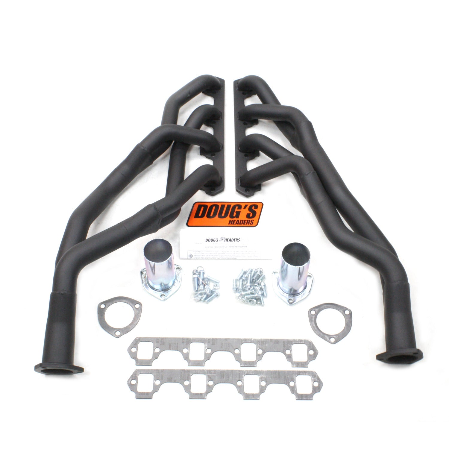 Doug's Headers D660YS-B 1 5/8" Tri-Y Header Ford Falcon Small Block Ford 60-65 Hi-Temp Black Coating