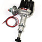PerTronix D7134620 Flame-Thrower Electronic Distributor Cast Ford 351c-460 with Ignitor III Technology Vacuum Advance Black Cap