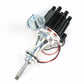 PerTronix D7141700 Flame-Thrower Electronic Distributor Billet Chrysler/Dodge/Plymouth 273-360 with Ignitor III Vacuum Advance Black Cap