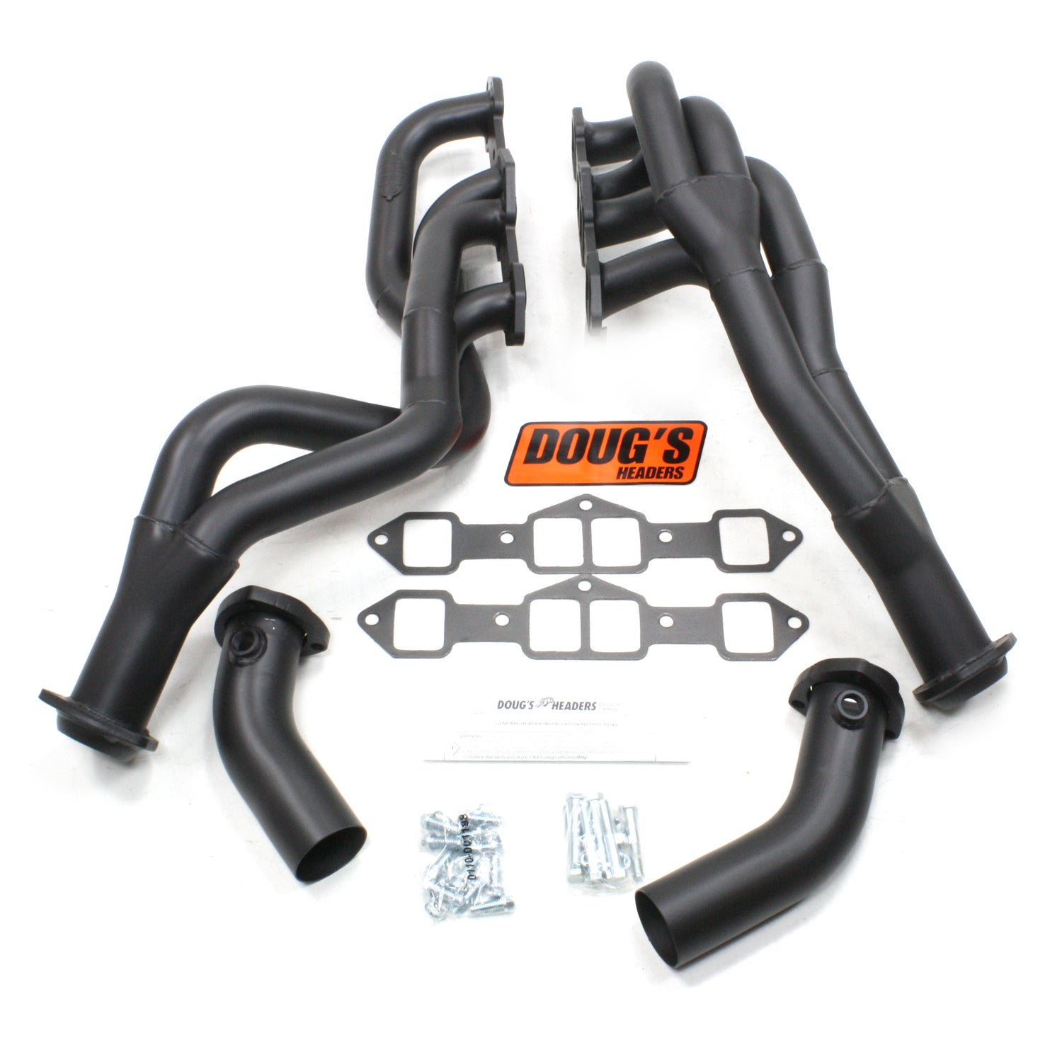 Doug's Headers D755Y-B 1 3/4" Tri-Y Header Olsmobile Motor Home 455 73-78 Hi-Temp Black Coating