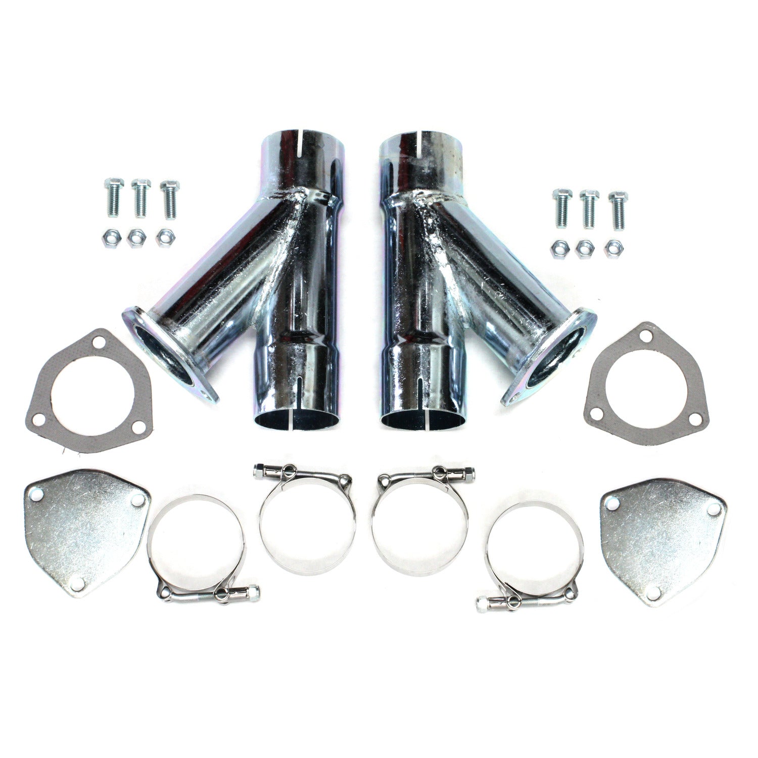 Patriot Exhaust H1130 Exhaust Cut-Out Hookup Kit 2 1/2 Inch Pair