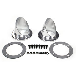 Patriot Exhaust H1145-1 Lakester Header Turnout Kit 3 1/2 Inch Metallic Ceramic Coating