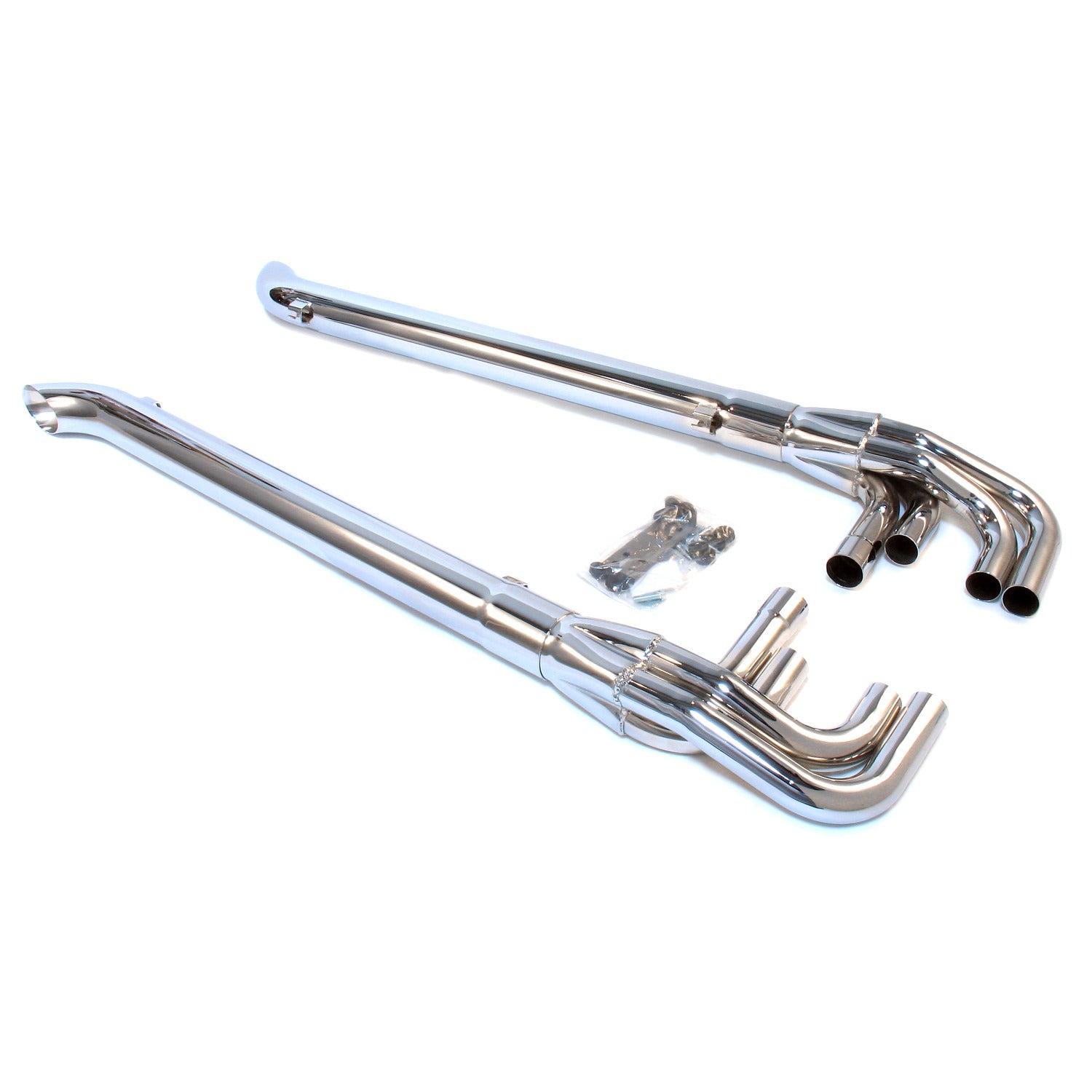 Patriot Exhaust H1185 Lake Pipes '4' 83" length 3 1/2" diameter Chrome