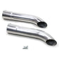 Patriot Exhaust H3812-1 Side Tubes 20" Turnout Muffler Metallic Ceramic Coating
