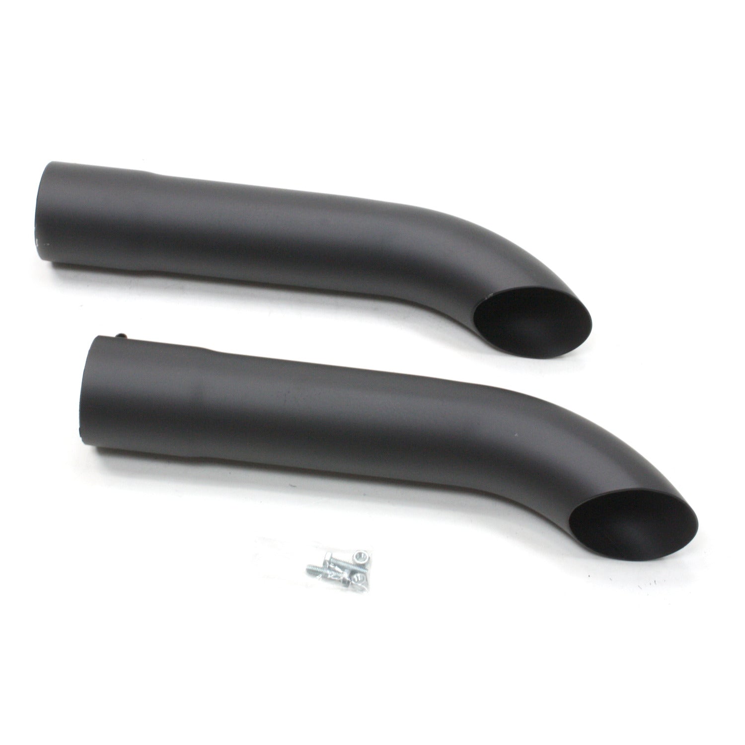 Patriot Exhaust H3812-B Side Tubes 20" Turnout Muffler Hi-Temp Black Coating