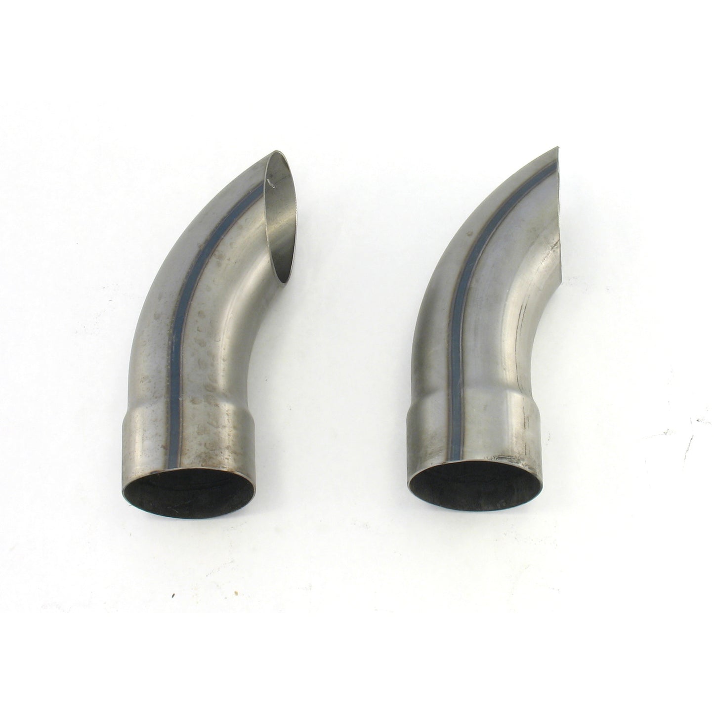 Patriot Exhaust H3813 Exhaust Turnout Inlet/Outlet 3 Inch Length 9 Inch Pair Raw Steel
