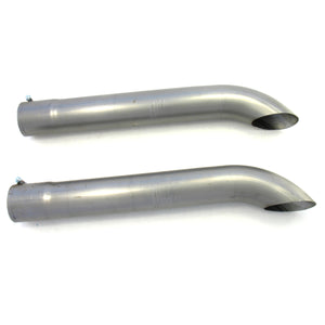 Patriot Exhaust H3814 Exhaust Turnout Inlet/Outlet 3 Inch Length 24 Inch Pair Raw Steel