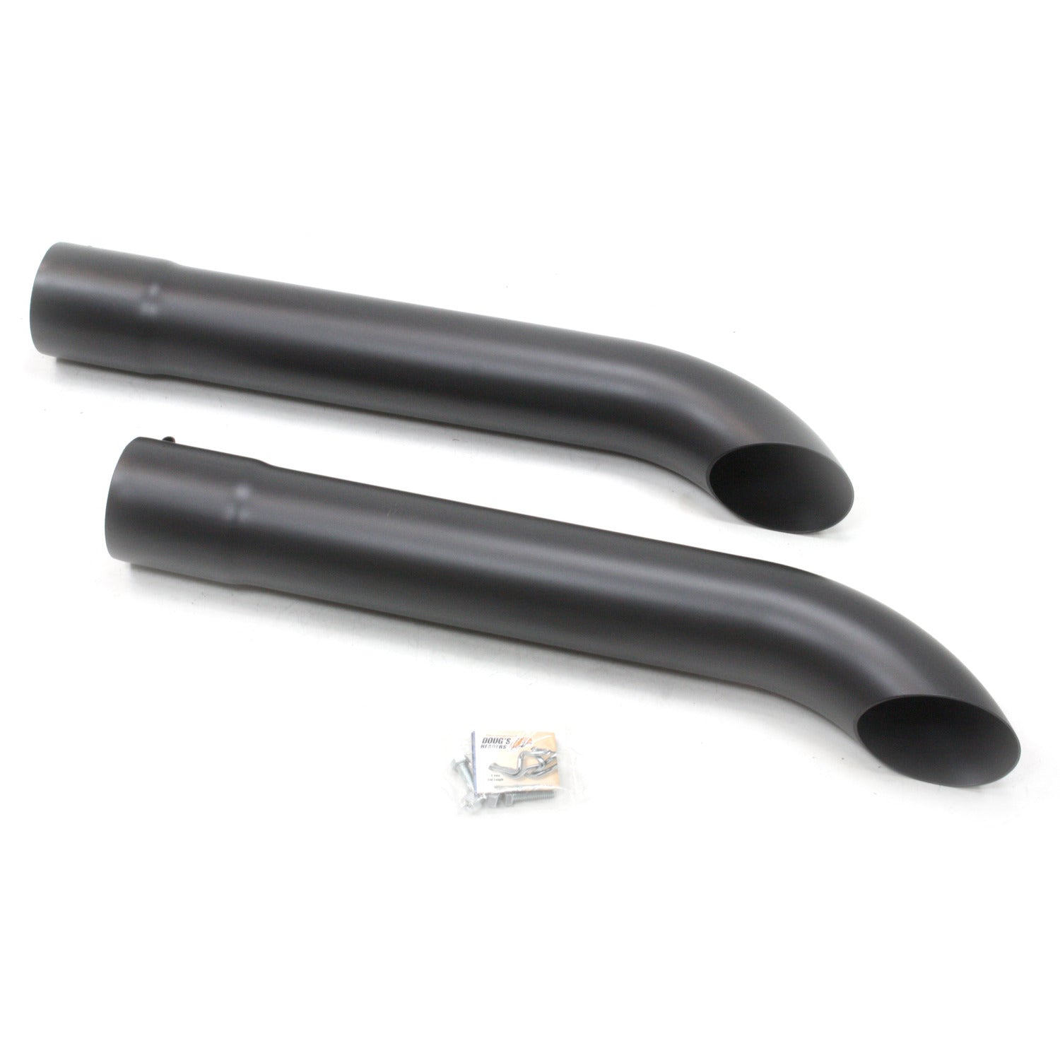 Patriot Exhaust H3821-B Side Tubes 26" Turnout Muffler Hi-Temp Black Coating