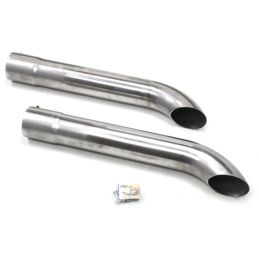 Patriot Exhaust H3821 Side Tubes 26" Turnout Muffler Raw Steel