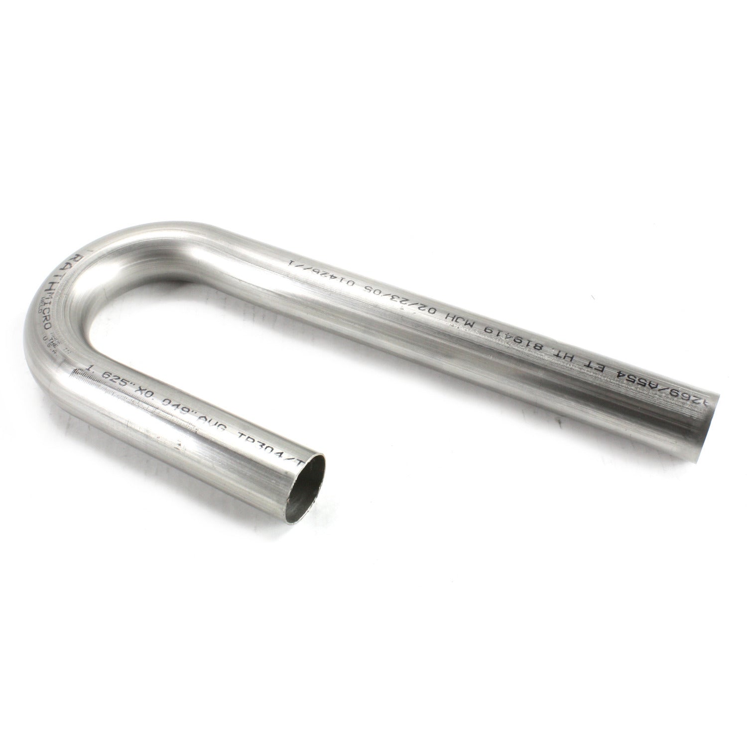 Patriot Exhaust H6906 304 Stainless Steel 1 5/8" tube diameter, 2 1/2" radius J-Bends