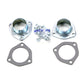 Patriot Exhaust H7229 3-bolt 2 1/2" x 2 1/4 x 1 1/2 4 Gauge Collector Flange Kits