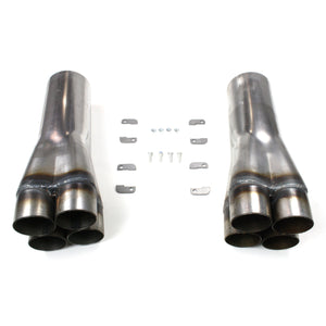 Patriot Exhaust  H7691 Slip-On 4-1 Collectors 2 1/4"x4"x12"