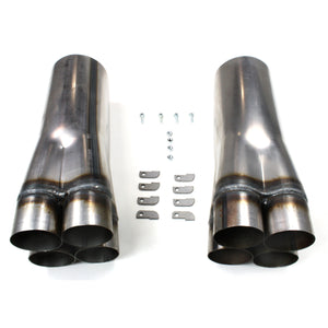 Slip-On 4 into 1 Formed Collectors for 2 1/2" Primary Tubing