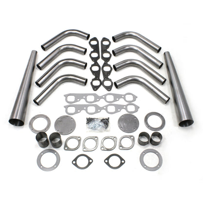 Patriot Exhaust H8003 1 7/8"x3 1/2" Header Lakester Weld-up Kit Big Block Chevy