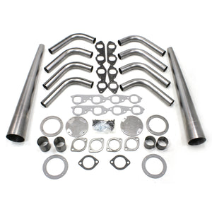 Patriot Exhaust H8004 1 7/8"x4" Header Lakester Weld-up Kit Big Block Chevy